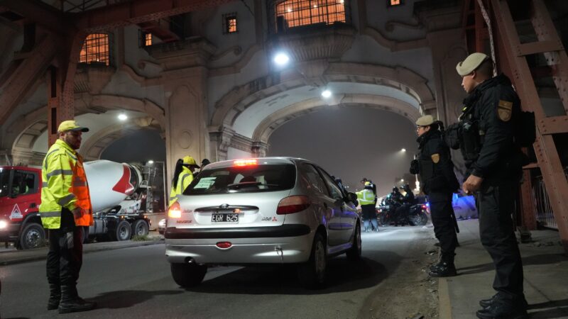 «Operación Muro»: despliegan un masivo control vehicular y de seguridad en los accesos a CABA