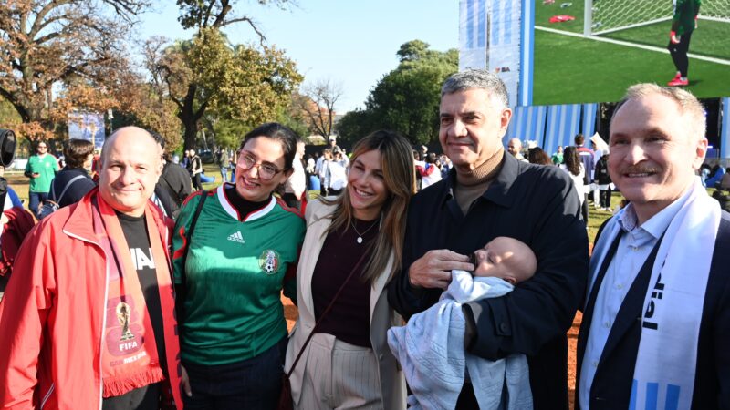 Mundial 2026: Jorge Macri inauguró el Fan Fest en el barrio de Palermo