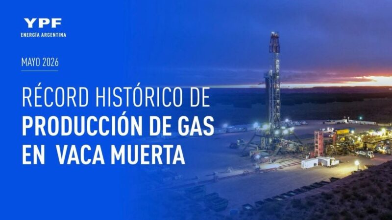 Récord en Vaca Muerta: YPF logró la mayor producción de gas seco de la cuenca con un nuevo pozo no convencional