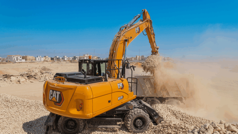 Innovación en construcción: Caterpillar lanzó la nueva excavadora de ruedas Cat M320