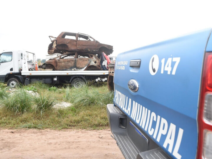 En La Plata siguen retirando autos abandonas en la vía pública