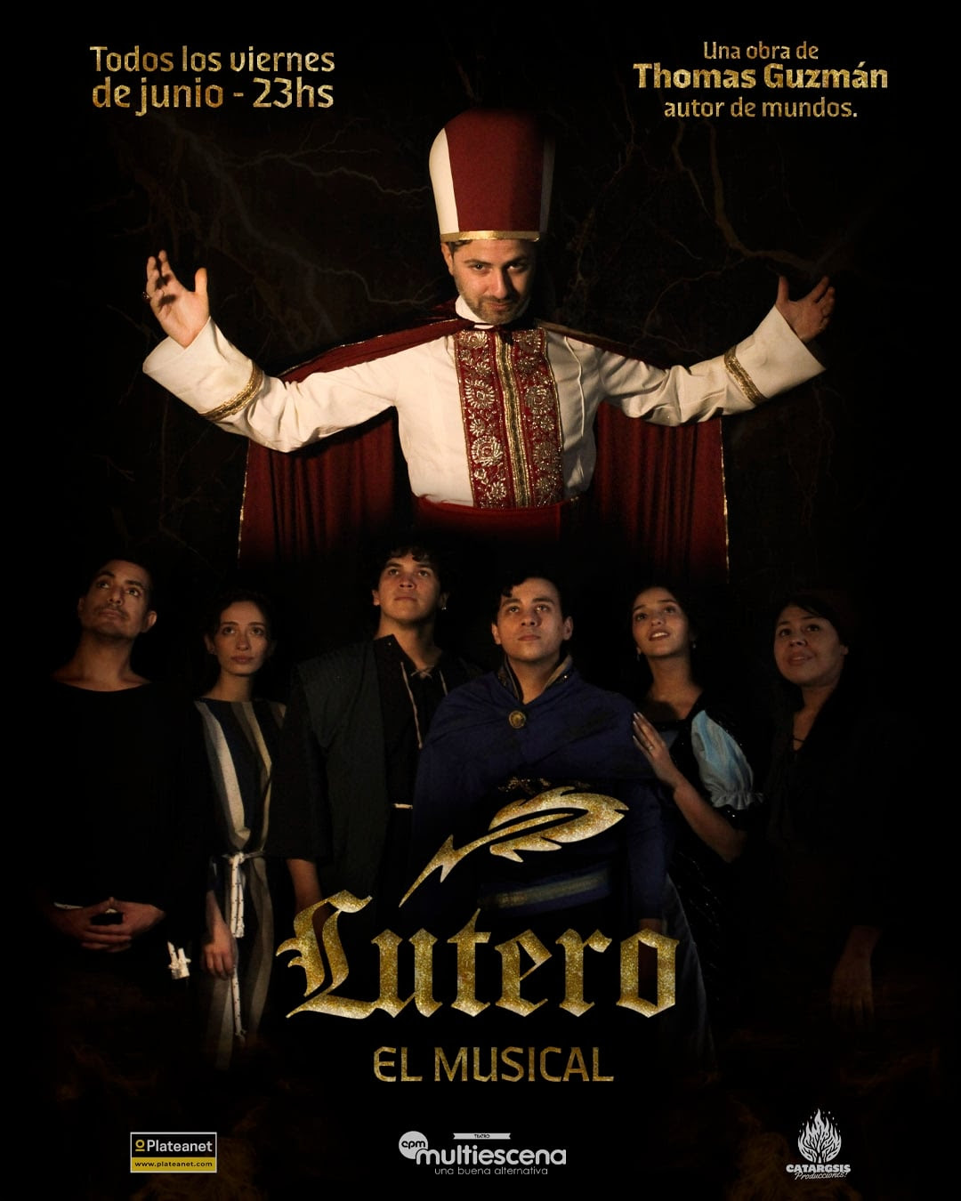 Vanguardia en la avenida Corrientes: se estrena «Lutero, El Musical», una fusión de historia, hip hop y acrobacias