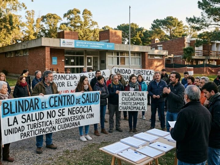 Iniciativa ciudadana en Chapadmalal: buscan «blindar» el centro de salud en la reconversión de la Unidad Turística