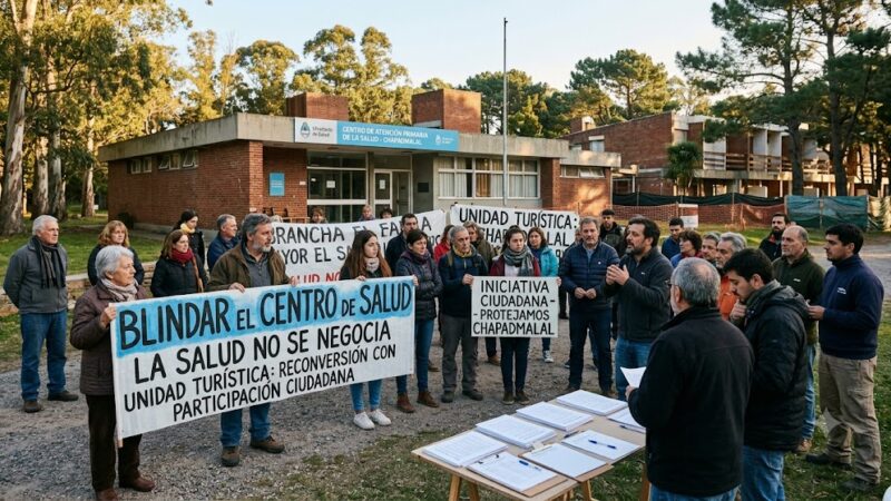 Iniciativa ciudadana en Chapadmalal: buscan «blindar» el centro de salud en la reconversión de la Unidad Turística