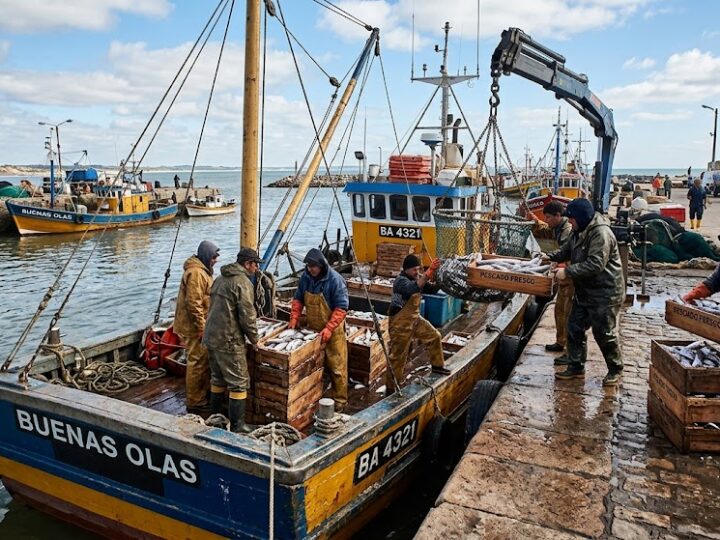 Pesca: La actividad cayó un 23,1% en abril, pero el cuatrimestre se mantiene en terreno positivo