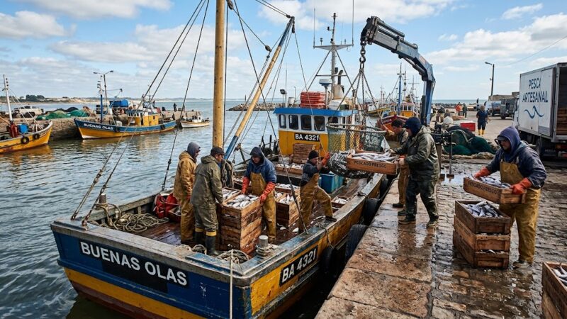 Pesca: la actividad cayó un 23,1% en abril, pero el cuatrimestre se mantiene en terreno positivo