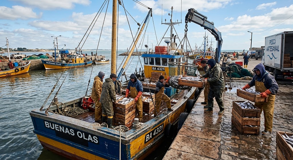 Pesca: la actividad cayó un 23,1% en abril, pero el cuatrimestre se mantiene en terreno positivo