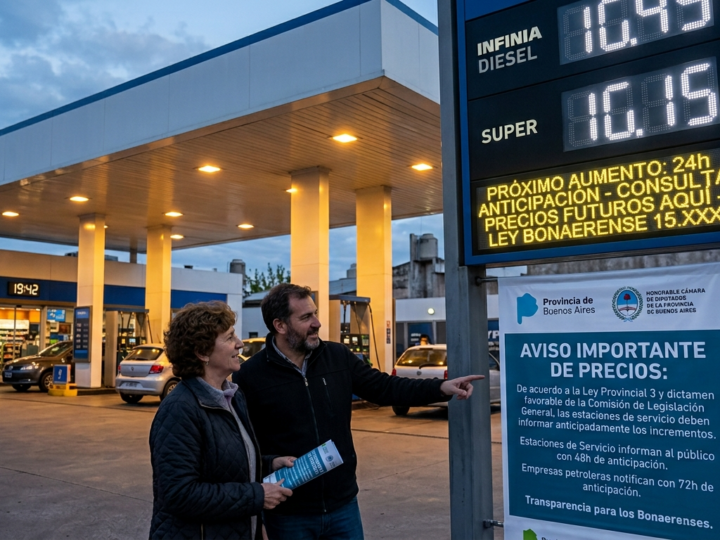 Previsibilidad al surtidor: avanza el proyecto para obligar a anticipar los aumentos de combustibles