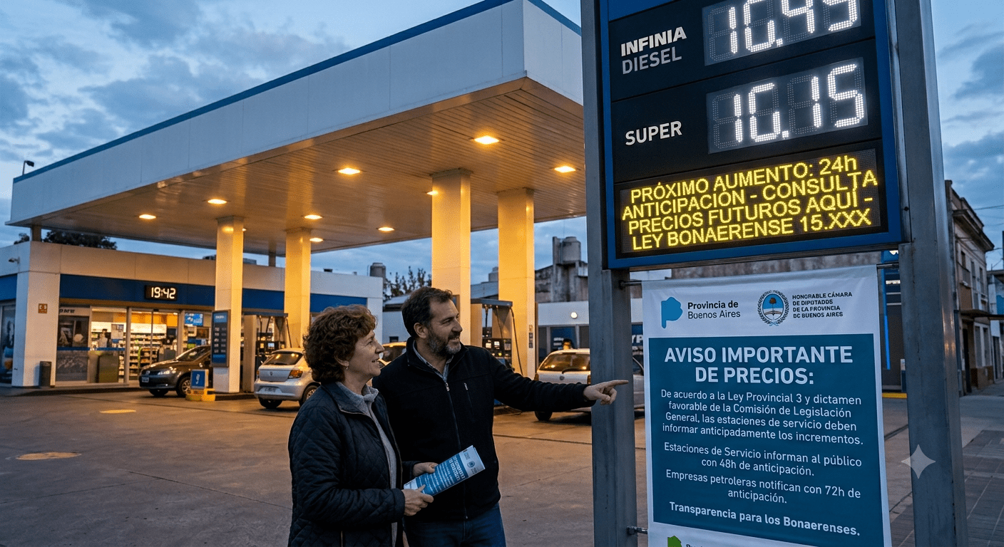 Previsibilidad al surtidor: avanza el proyecto para obligar a anticipar los aumentos de combustibles