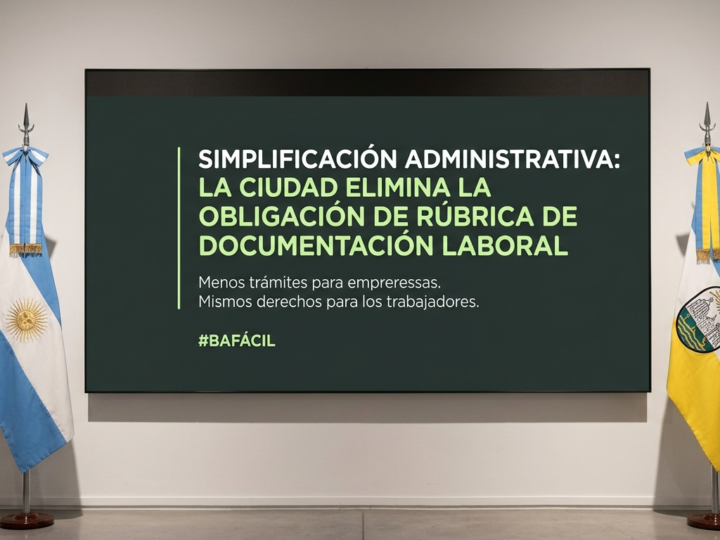 CABA elimina la obligación de la rúbrica de documentación laboral
