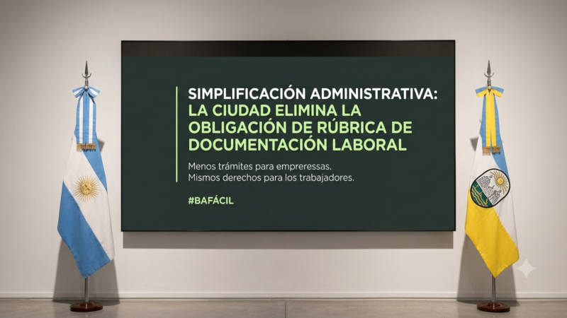 CABA elimina la obligación de la rúbrica de documentación laboral
