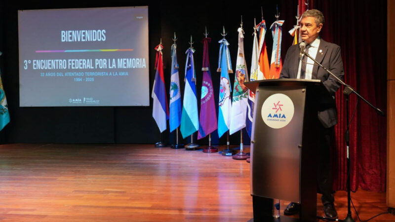 “El antisemitismo no tiene lugar en la Ciudad”, sostuvo Jorge Macri a 32 años del atentado a la AMIA