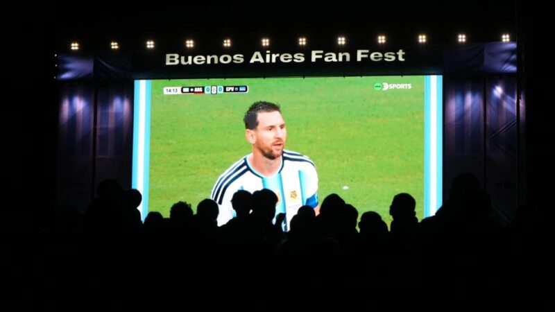 Mundial 2024: más de 140 mil hinchas ya alentaron a la selección en los Fan Fest de CABA