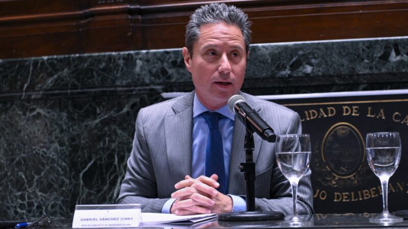 Gabriel Sánchez Zinny:» El rumbo de la gestión de la Ciudad es claro: orden público, prioridad y cuidado para los porteños»