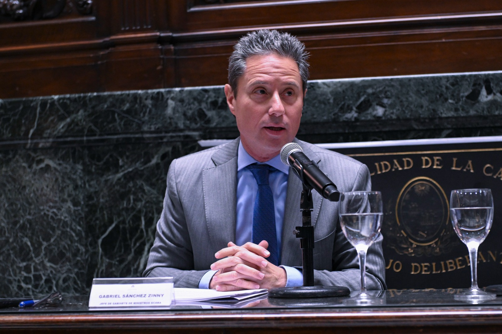 Gabriel Sánchez Zinny:» El rumbo de la gestión de la Ciudad es claro: orden público, prioridad y cuidado para los porteños»