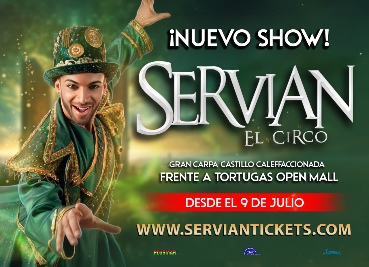 Estreno nacional: Servian El Circo presenta su nuevo show «El Origen Mágico» frente al Tortugas Open Mall