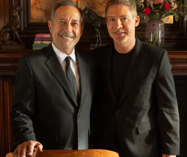 Dúo histórico: Guillermo Francella y Adrián Suar filman su primer protagónico compartido en cine