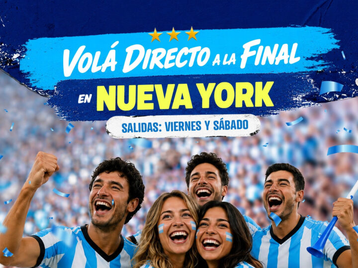 Rumbo a la final: Aerolíneas Argentinas suma vuelos directos a Nueva York para alentar a la Selección