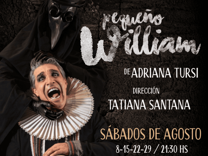 Agotó dos meses de funciones y regresa: «Pequeño William», la versión unipersonal de Hamlet, vuelve al Teatro del Pueblo