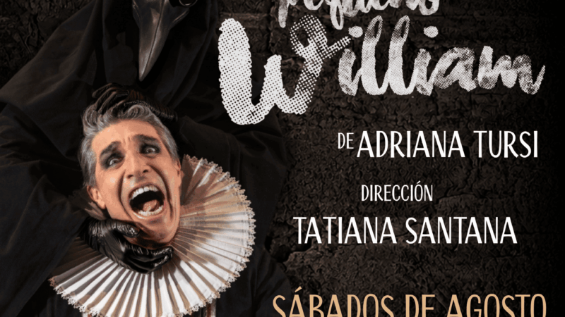 Agotó dos meses de funciones y regresa: «Pequeño William», la versión unipersonal de Hamlet, vuelve al Teatro del Pueblo