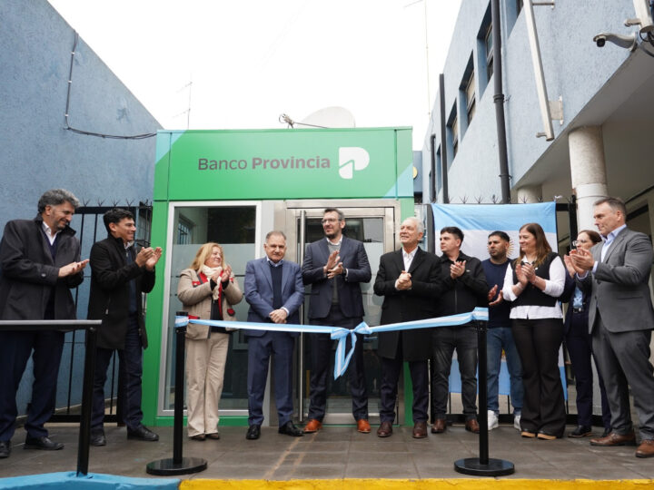 Puesta en valor en la República de los Niños: renovaron la sucursal del Banco Provincia y sumaron servicios en las delegaciones