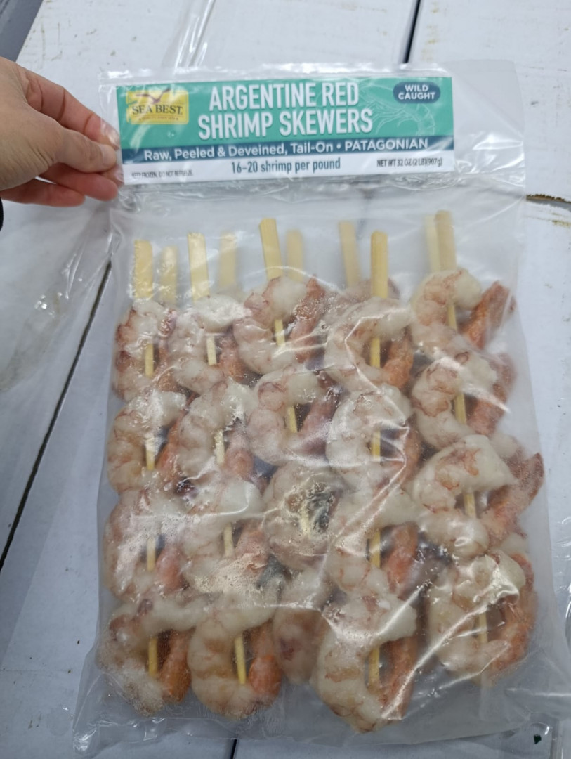 El  SENASA certificó la primera exportación de brochetas de langostino a Estados Unidos