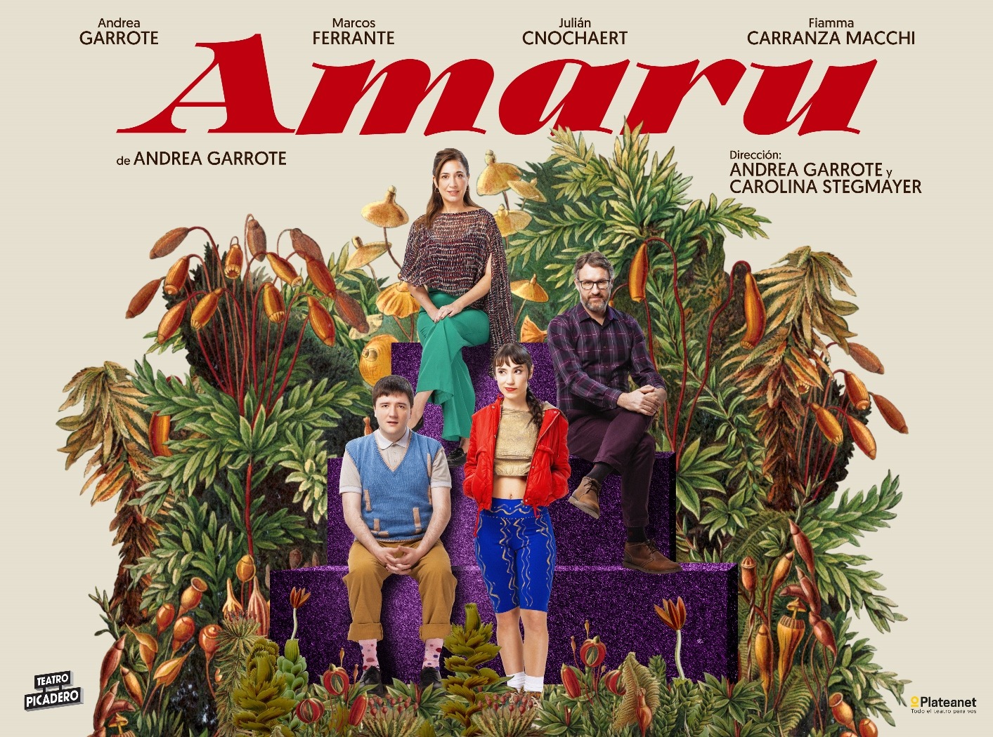 AMARU: Andrea Garrote y Carolina Stegmayer estrenan una comedia sobre la percepción del tiempo y el colapso burgués