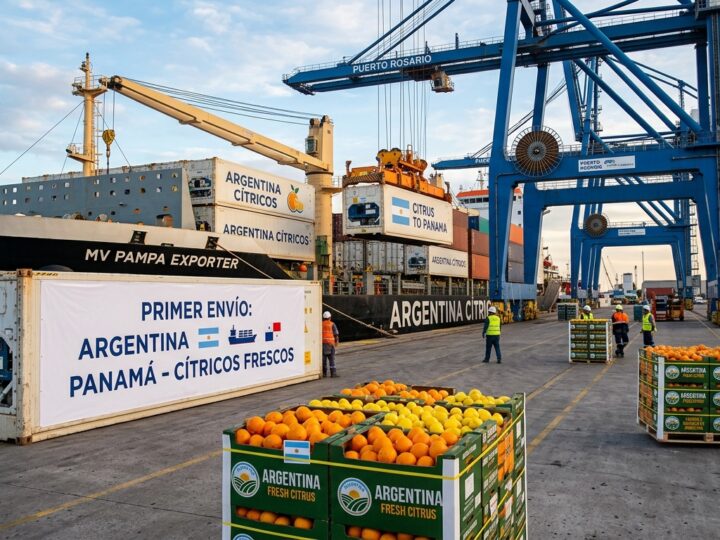 Argentina suma a Panamá como nuevo mercado para la exportación de cítricos frescos