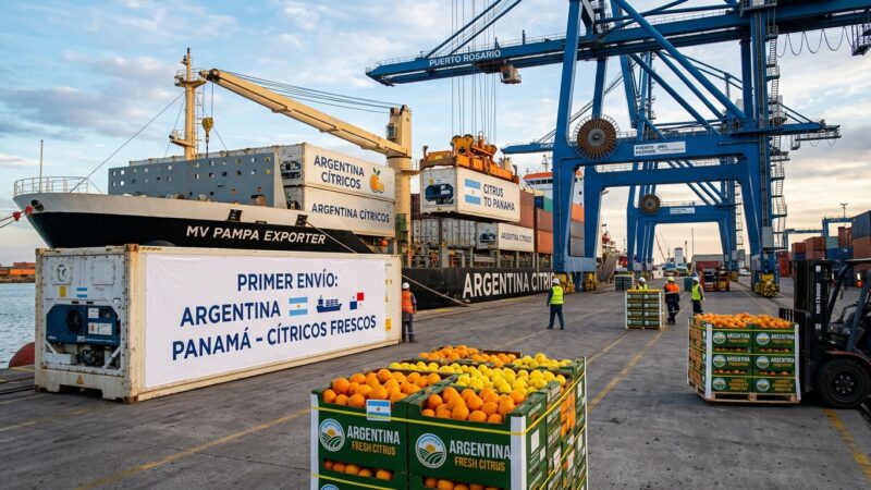 Argentina suma a Panamá como nuevo mercado para la exportación de cítricos frescos