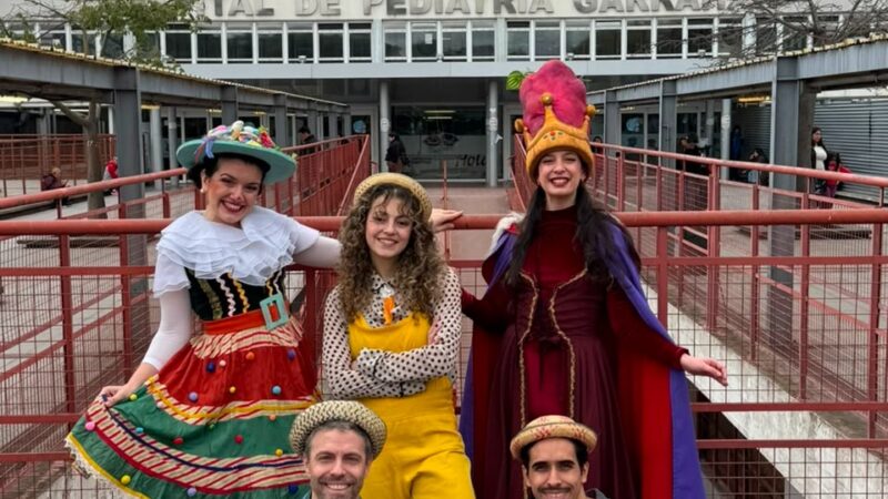 Galaxias Creativas se presenta en el Hospital  Garrahan
