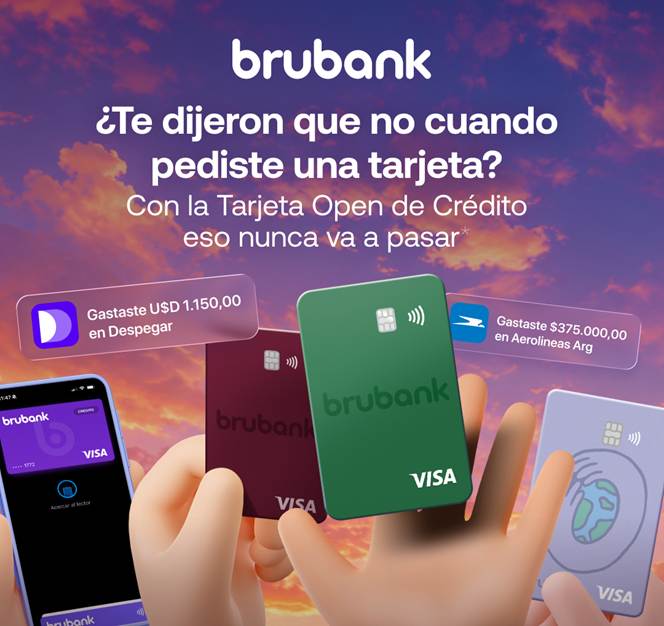 Inclusión financiera en Argentina: Brubank revoluciona el mercado con una tarjeta de crédito respaldada en dólares para quienes no tienen historial