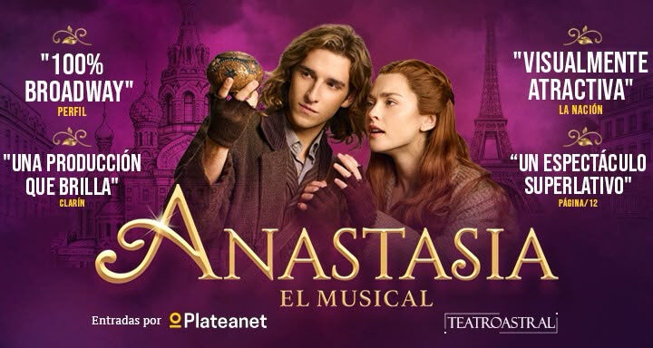 El fenómeno del Teatro Astral hace historia: «ANASTASIA, EL MUSICAL» va por 8 estatuillas en la 16ª edición de los Premios Hugo