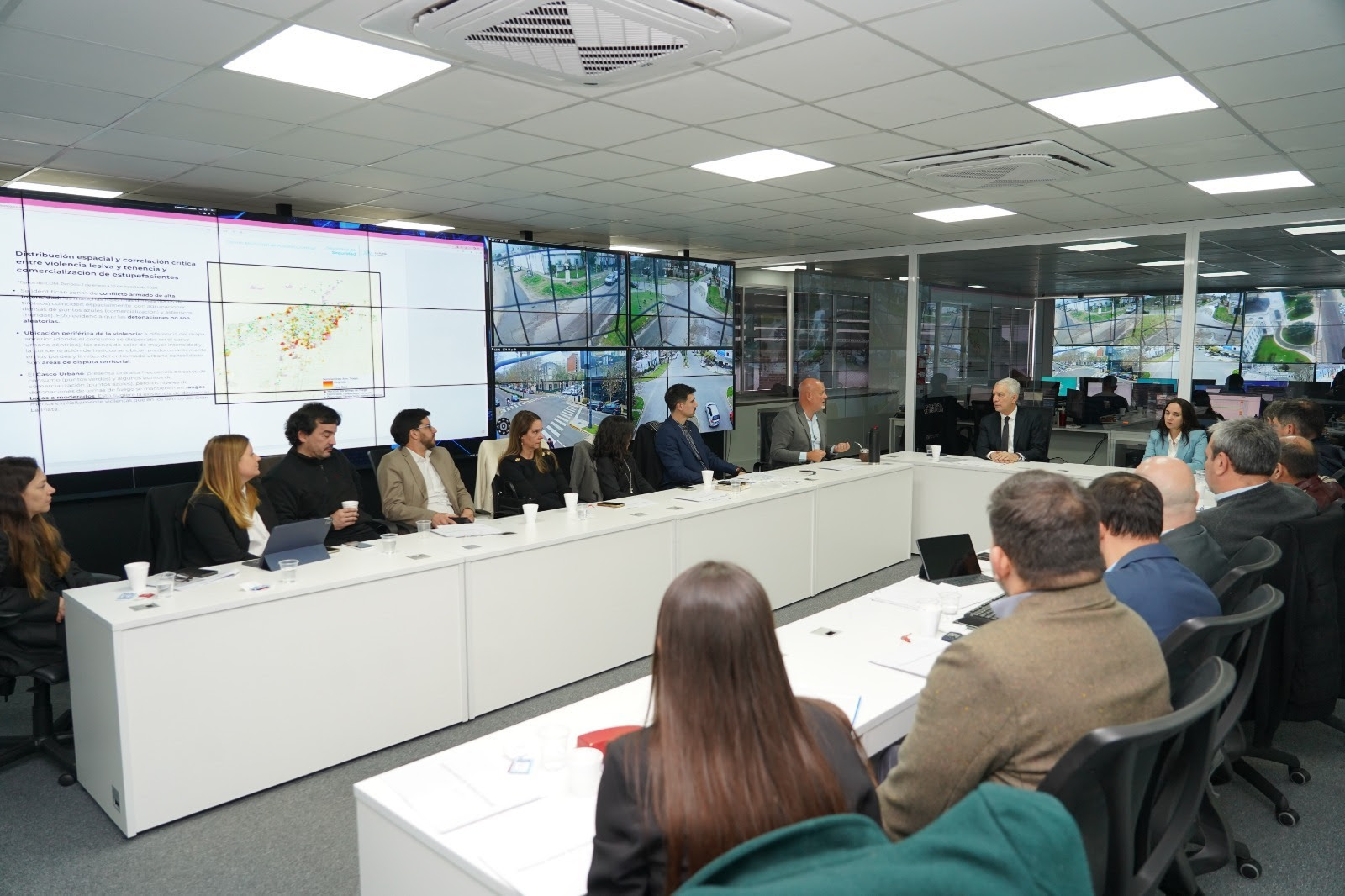 Seguridad en La Plata: Alak reunió a la Mesa de Política Criminal con foco en el narcotráfico y las caravanas de motos