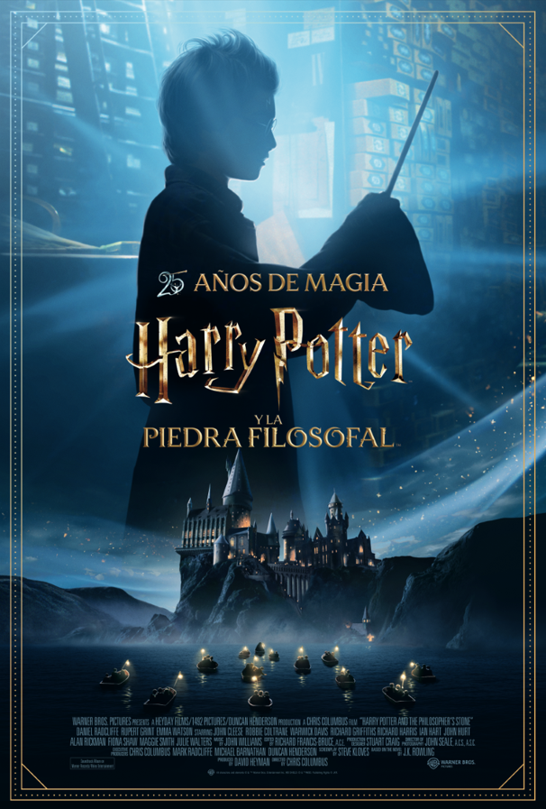 La magia regresa a la pantalla grande: «Harry Potter y la piedra filosofal» reestrena en cines de todo el país por su 25° aniversario