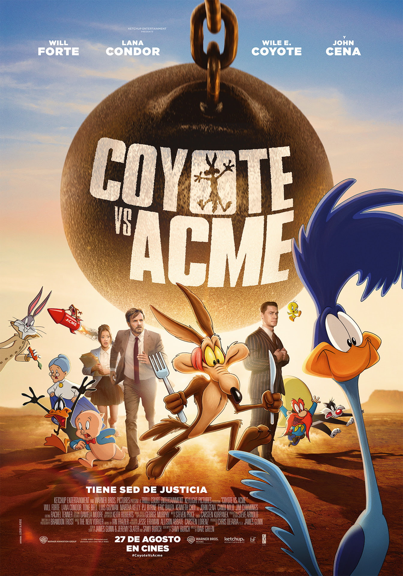 La revancha más esperada de la animación: «Coyote vs. Acme» entrega justicia, nostalgia y risas al universo Looney Tunes