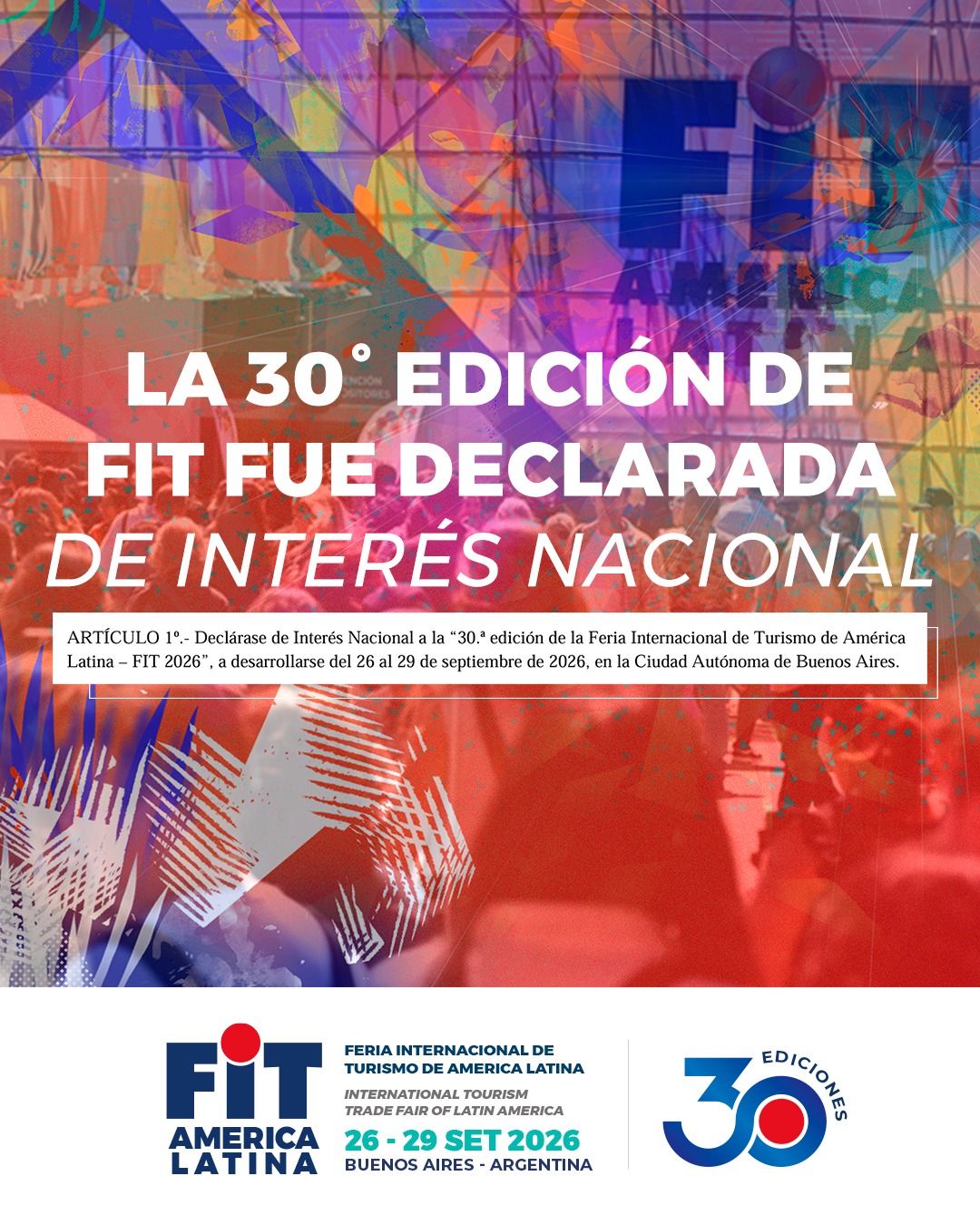 Con 62 países y más de 1.900 expositores, arrancó la FIT 2026 con foco en tecnología, gastronomía y turismo deportivo