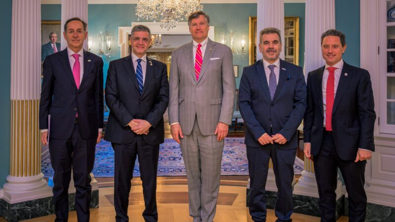 Agenda estratégica en EE. UU.: Jorge Macri se reunió en Washington con Christopher Landau para impulsar inversiones y seguridad
