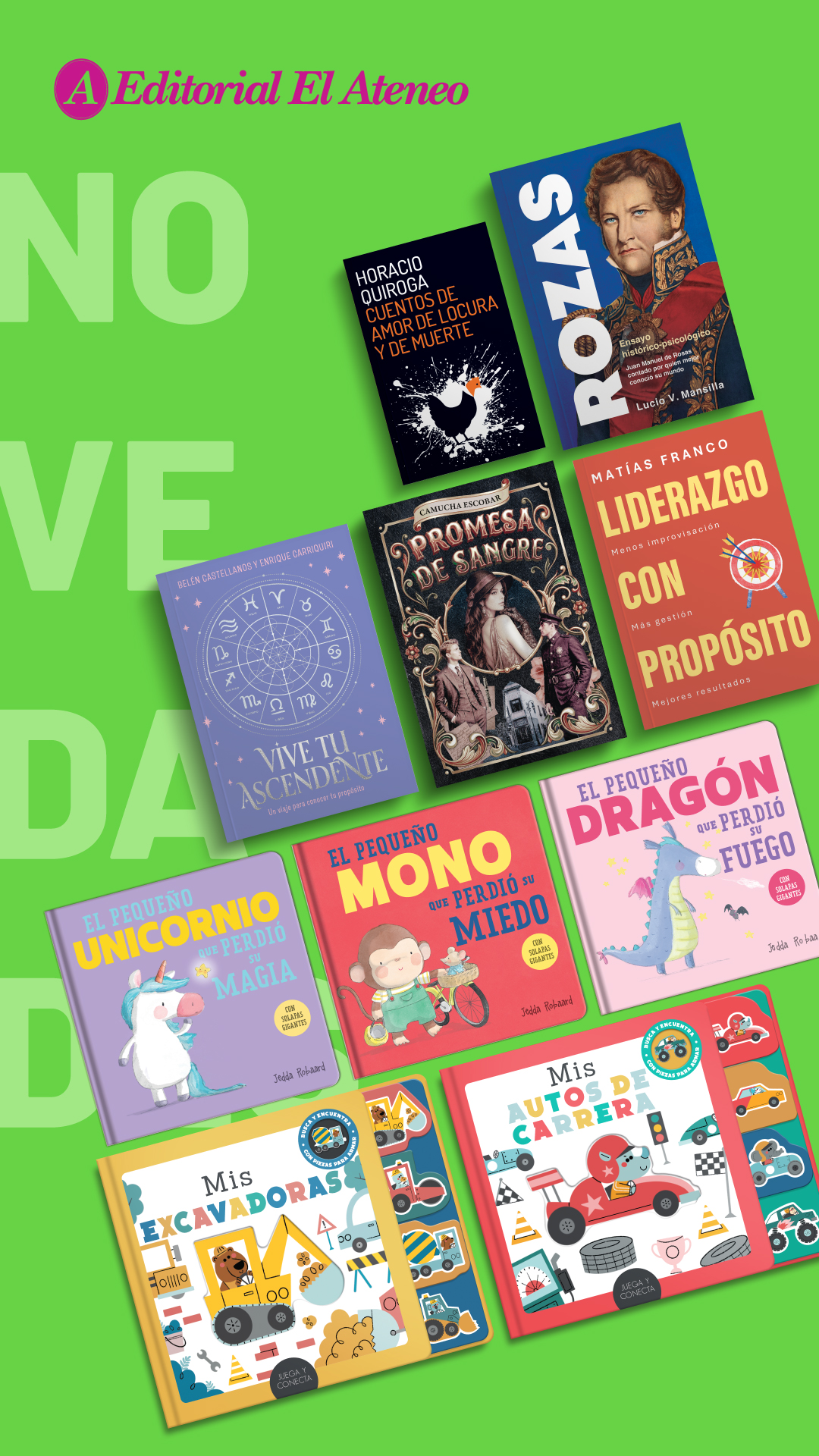 Lecturas para todas las edades: El Ateneo lanzó sus nuevos títulos de narrativa, ensayo e infantil