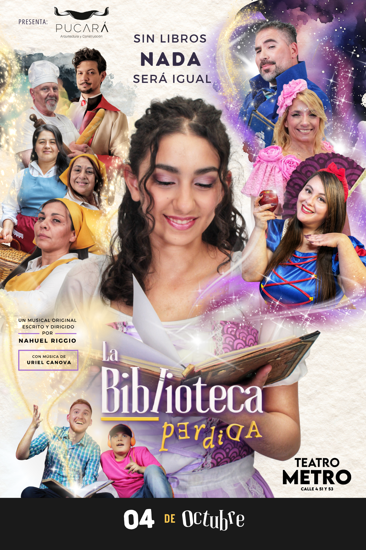 Propuesta para toda la familia en La Plata: Nahuel Riggio estrena “La biblioteca perdida” en el Metro