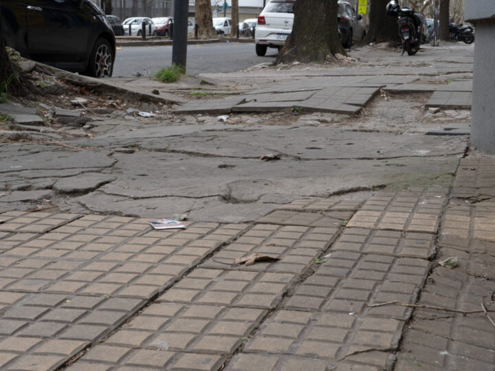 La Municipalidad de La Plata impulsa la reparación de veredas junto a los vecinos