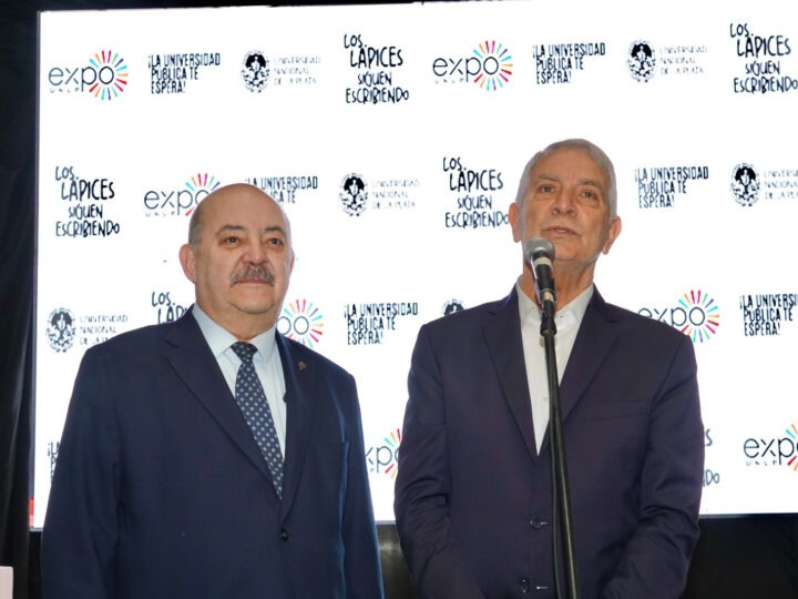 Alak participó de la apertura de la 24° edición de Expo Universidad en el Pasaje Dardo Rocha