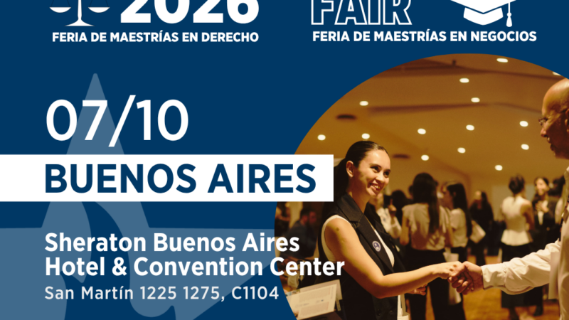 Más de 10 universidades de EE. UU. llegan a Buenos Aires para la LL.M. & MBA Fair 2026