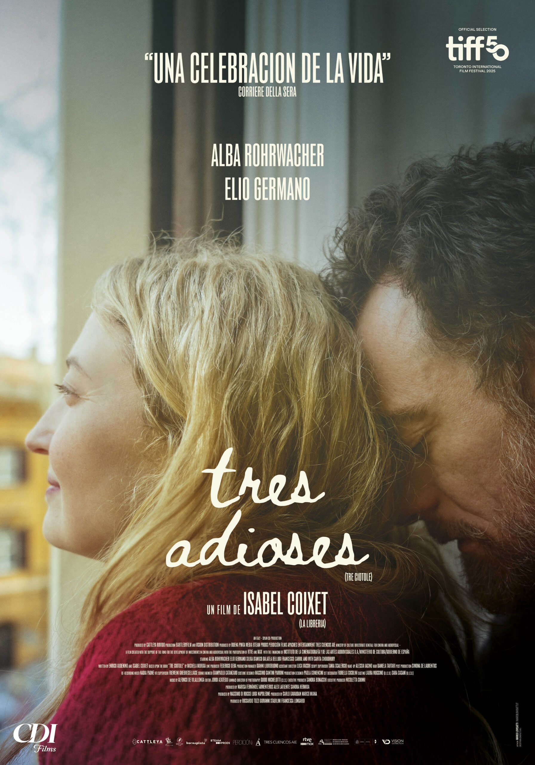 Intimidad y emoción en el cine de autor: Isabel Coixet presenta «Tres Adioses» (Tre Ciotole)