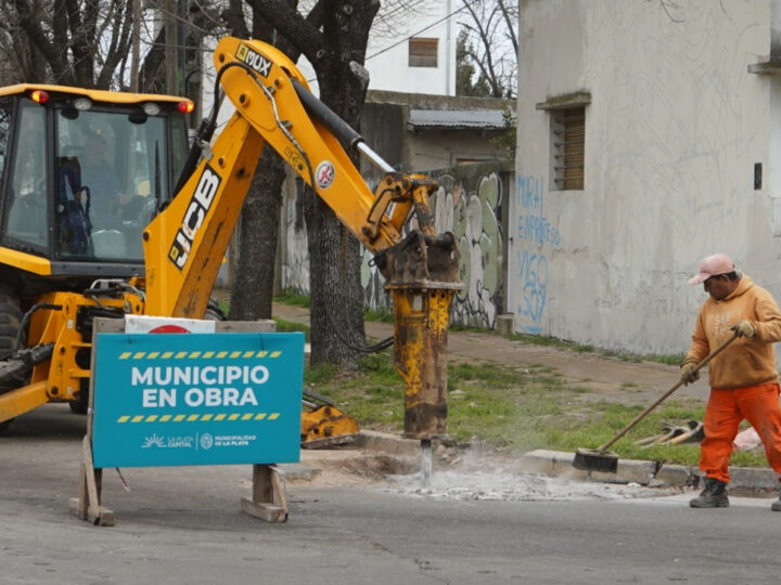 La Plata: arreglaron más de 50 cuadras de asfalto en una semana