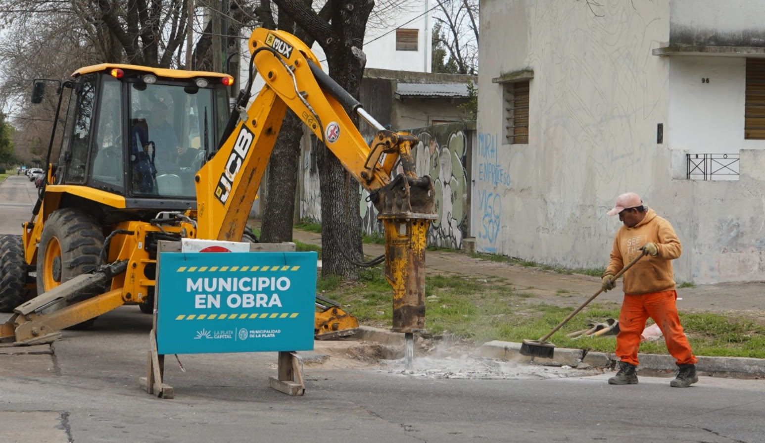 La Plata: arreglaron más de 50 cuadras de asfalto en una semana