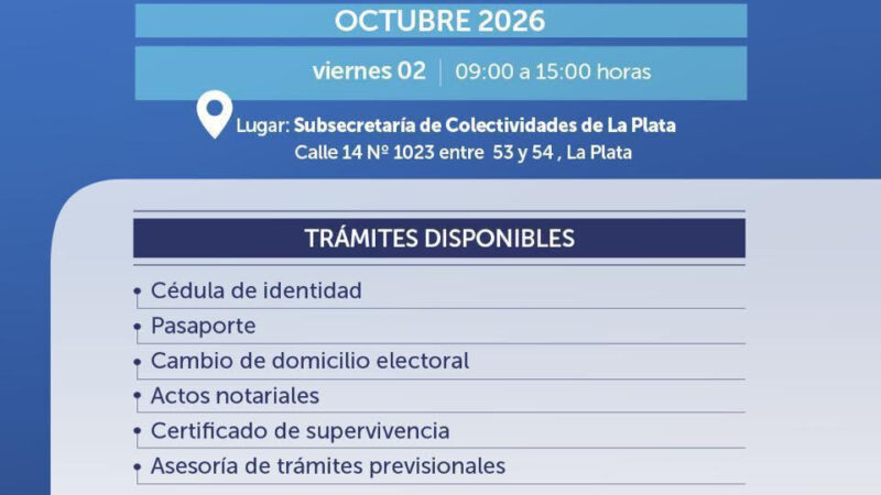 El Consulado de Chile acerca sus trámites a La Plata