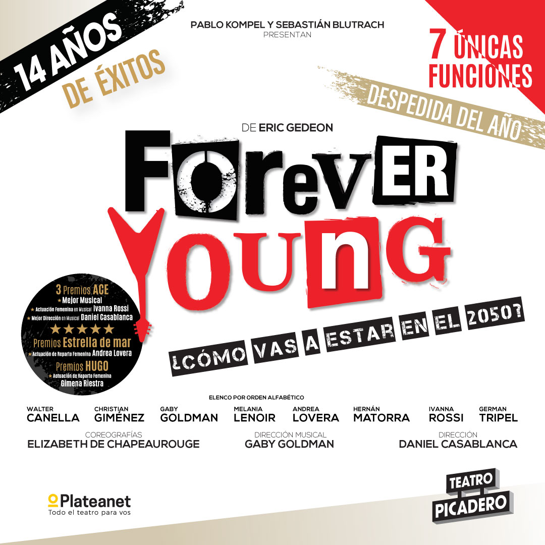 “Forever Young” regresa al Picadero para despedir el año: 7 únicas funciones del musical récord