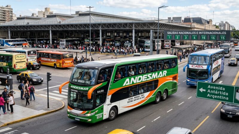 Transporte terrestre de pasajeros: el Gobierno extendió las autorizaciones para conectar con Chile, Brasil y Uruguay