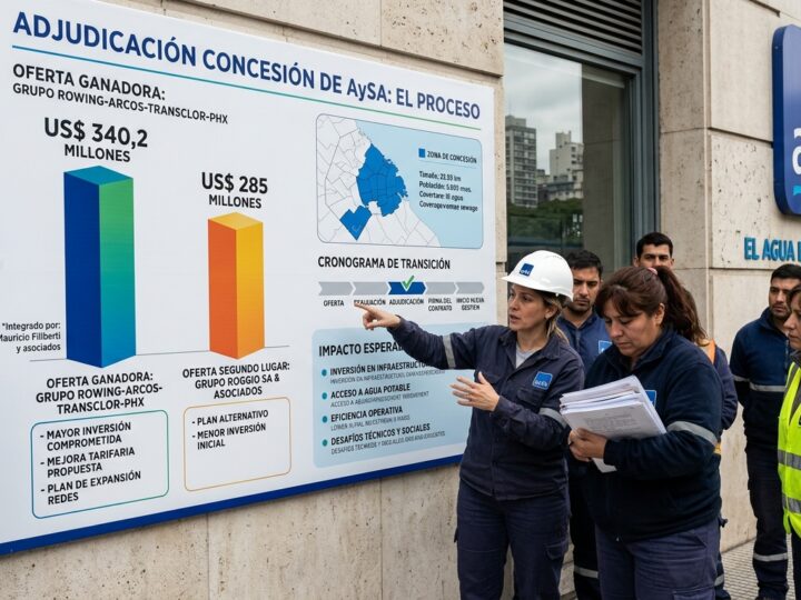 Privatización de AySA: el grupo liderado por Mauricio Filiberti se quedó con el 90% por US$ 340,2 millones