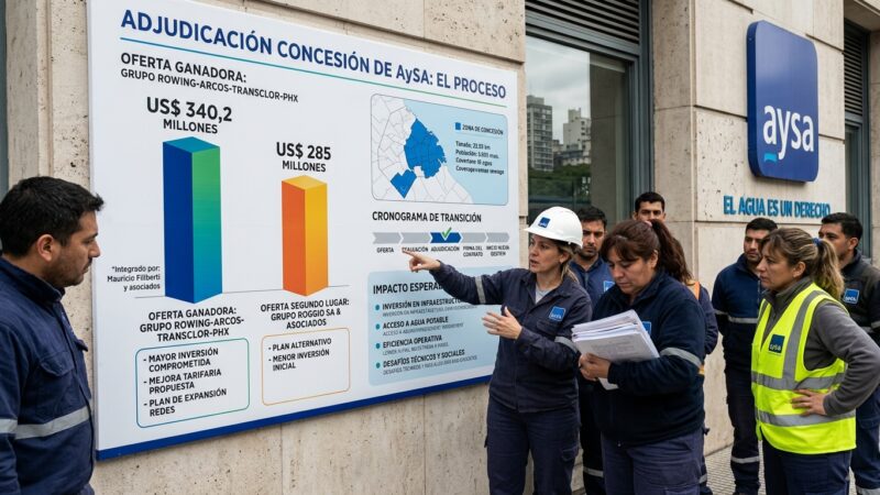 Privatización de AySA: el grupo liderado por Mauricio Filiberti se quedó con el 90% por US$ 340,2 millones